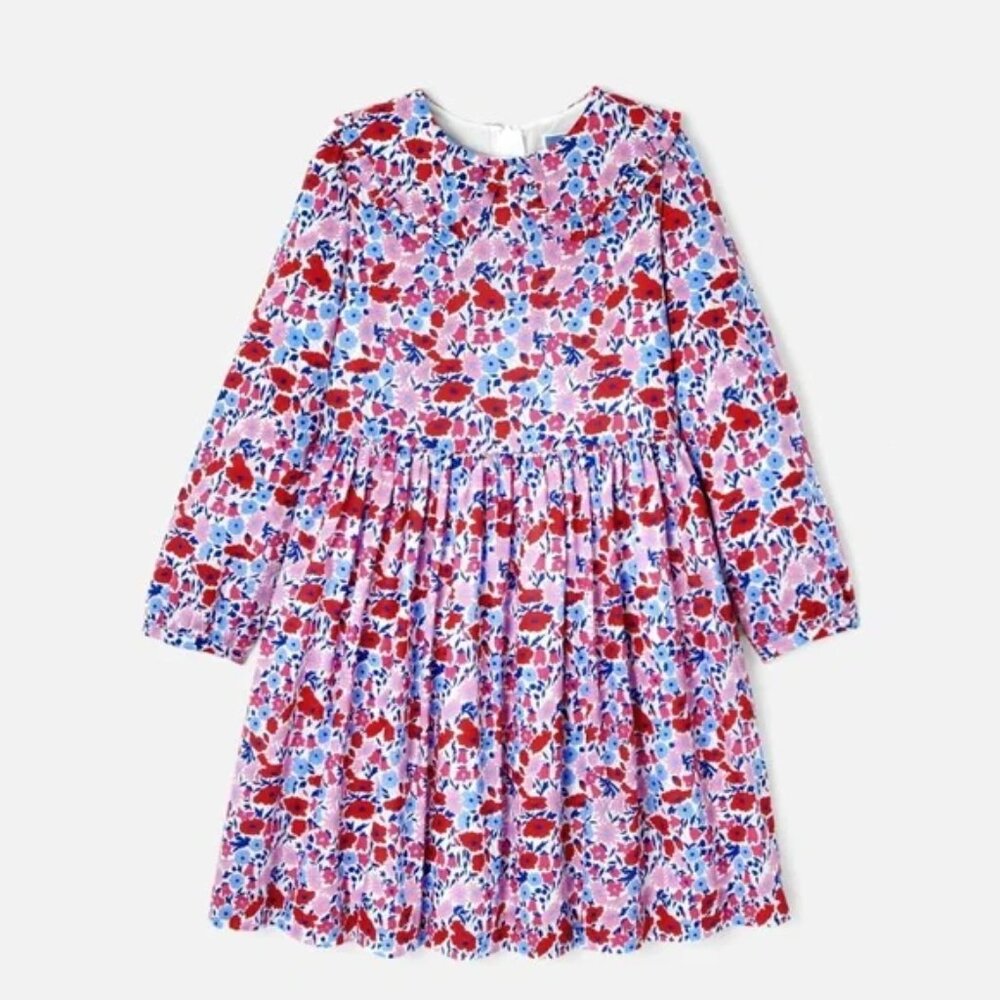 Like new Jacadi floral long sleeve dress in size 10